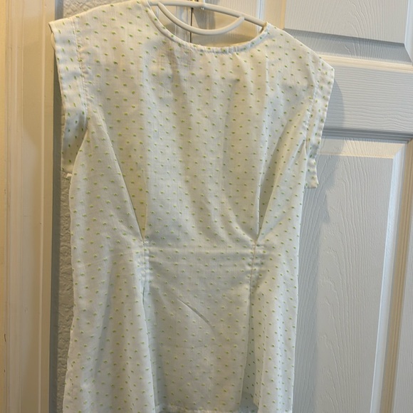 Upcycled Swiss Dot Top - Picture 1 of 4